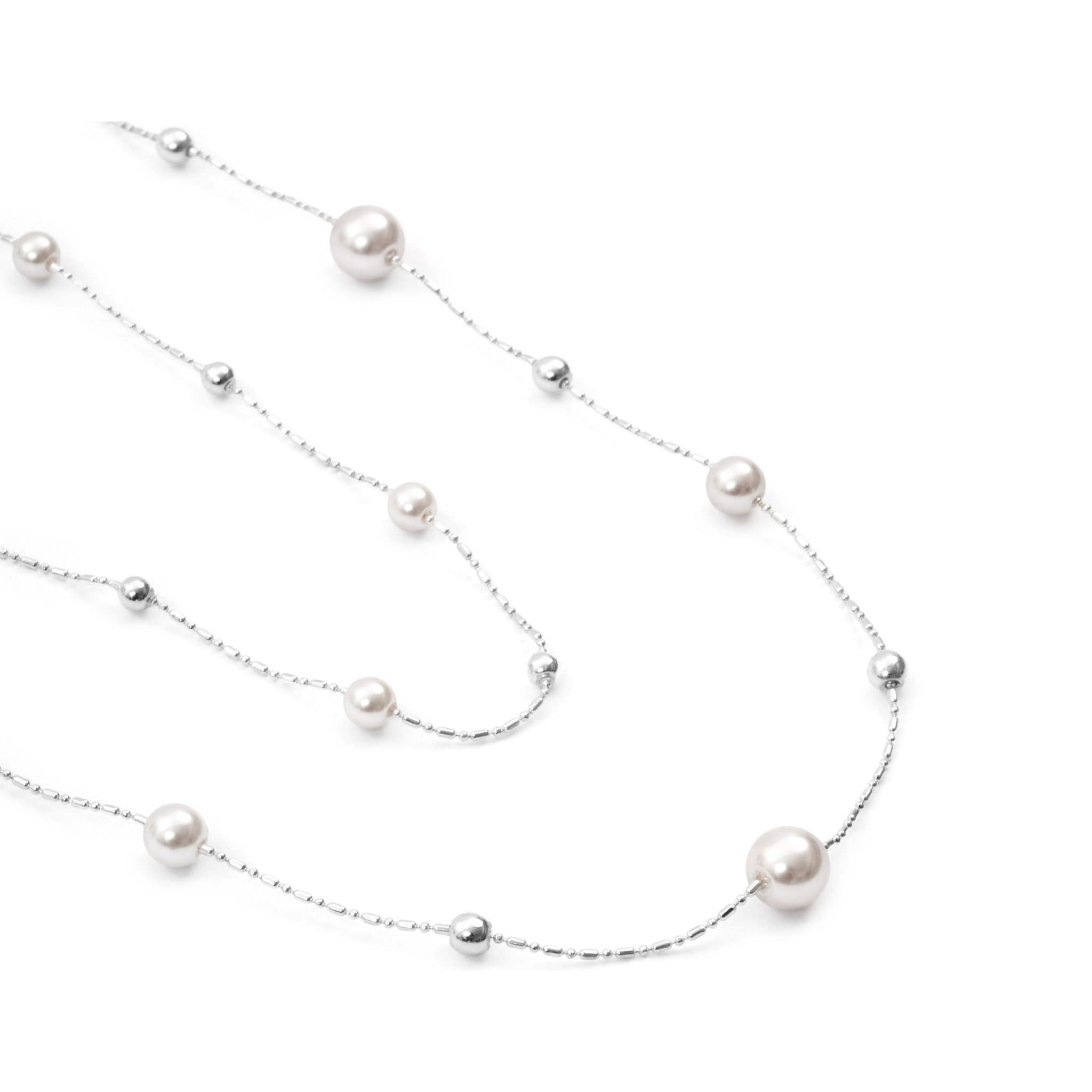Collar Clasow acabado plata