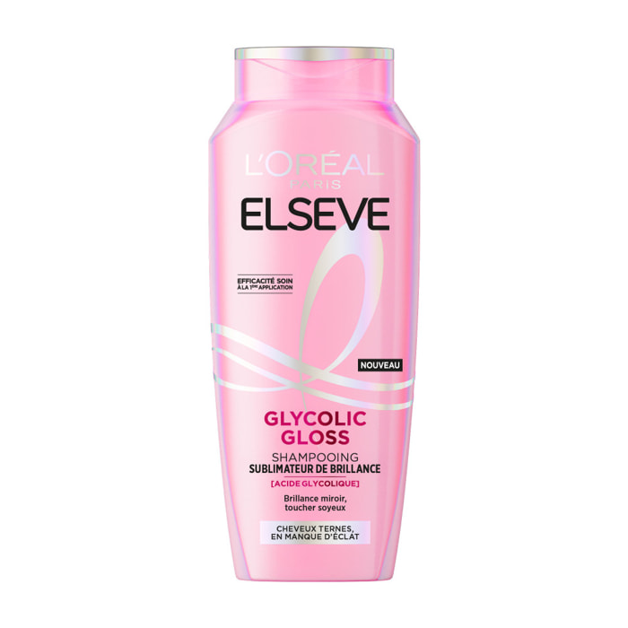 Lot de 12 - L'Oréal Paris Elseve Glycolic Gloss Shampooing Sublimateur de Brillance 250ml