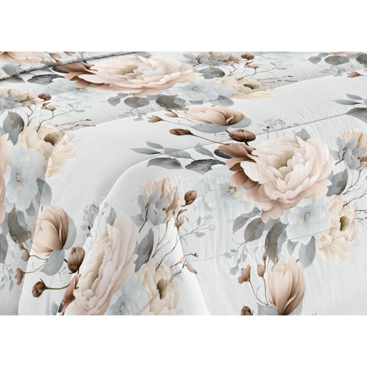 Trapunta Invernale 300gr Diadema Fantasia Floreale D13