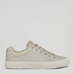 Zapatilla Habana de piel sintética color beige para hombre con detalles Polo Club