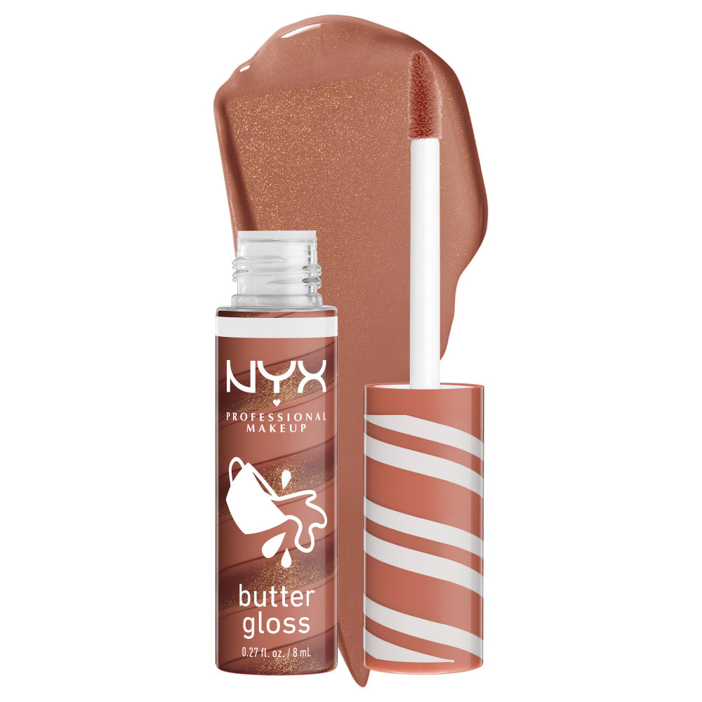 NYX Professional Makeup Butter Gloss Swirl Hot Cocoa Edition Limitée Holidays 2024