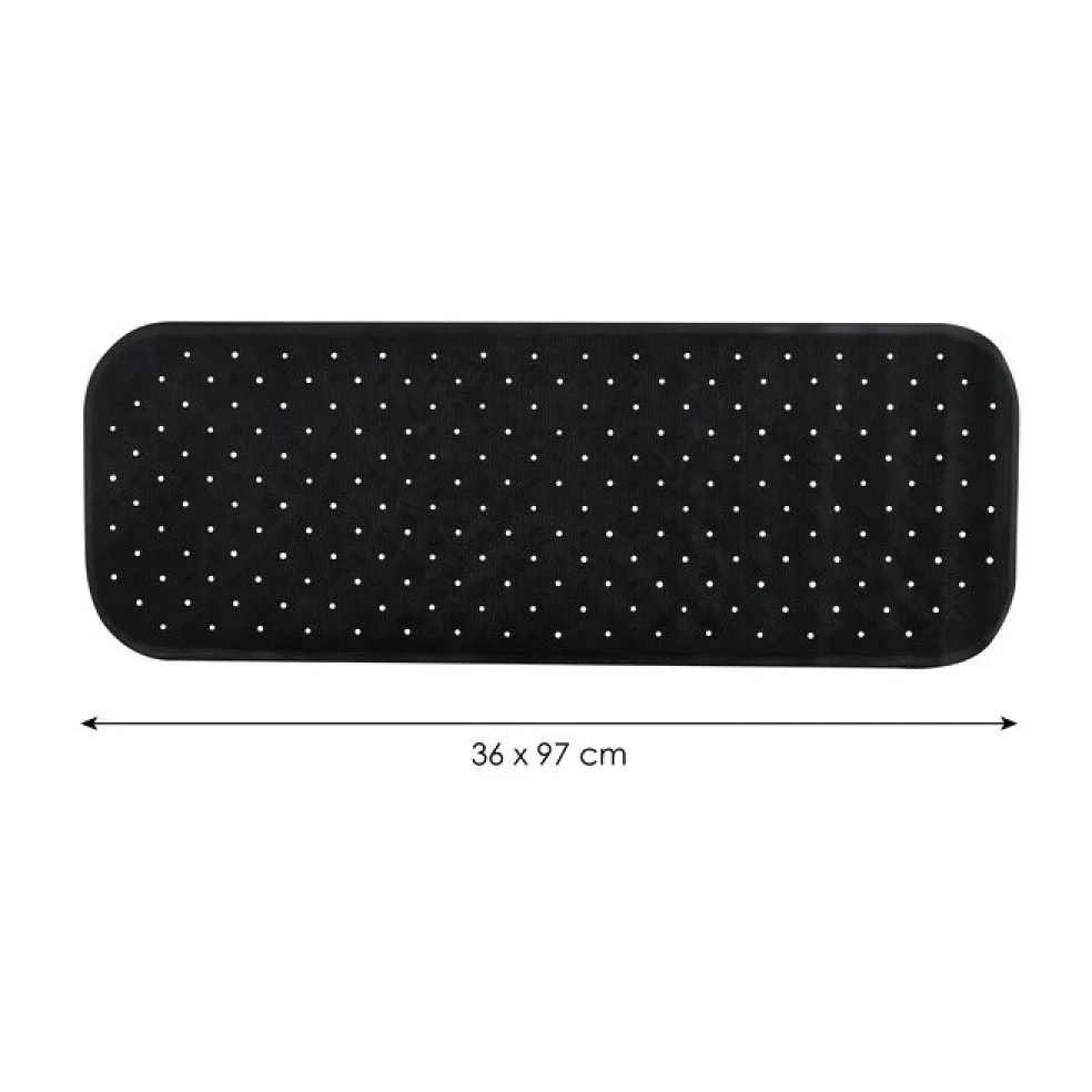 tapis Fond de baignoire antidérapant Caoutchouc CLASS Noir MSV