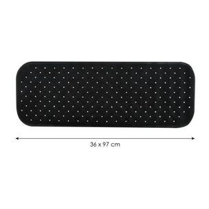 tapis Fond de baignoire antidérapant Caoutchouc CLASS Noir MSV