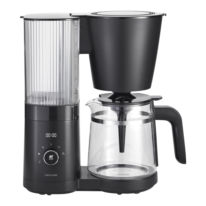 ZWILLING ENFINIGY Broyeur à café + Cafetière à filtre + Mousseur à Lait NOIR