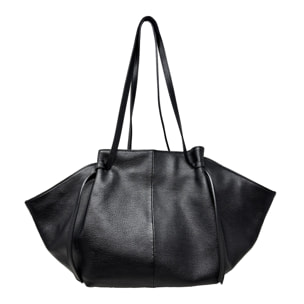 Borsa a Mano Shopper in Vera Pelle Dollaro Made in Italy