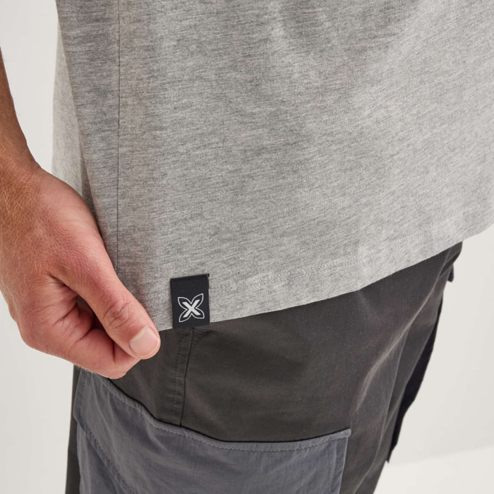 Camiseta MUNICH Goal lifestyle hombre de algodón-viscosa gris