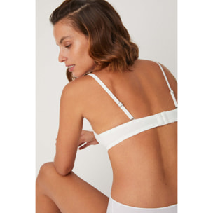 Reggiseno push-up bianco coppa B
