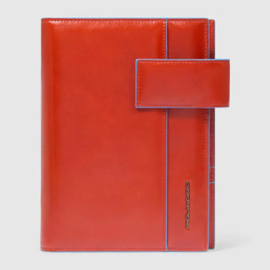 Piquadro Organiseur en cuir avec boucle pour stylo