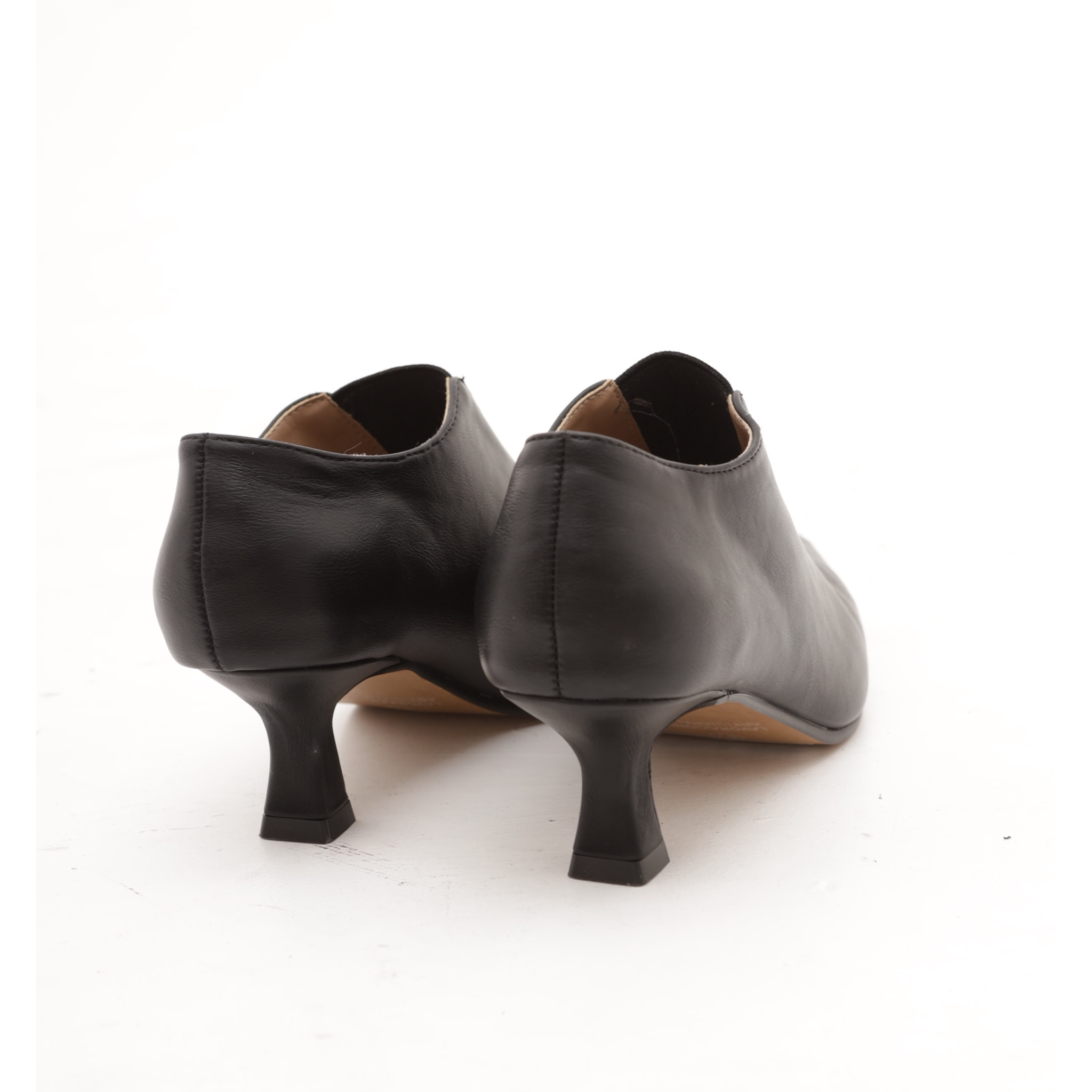 TRONCHETTO ELASTICO TACCO NERO