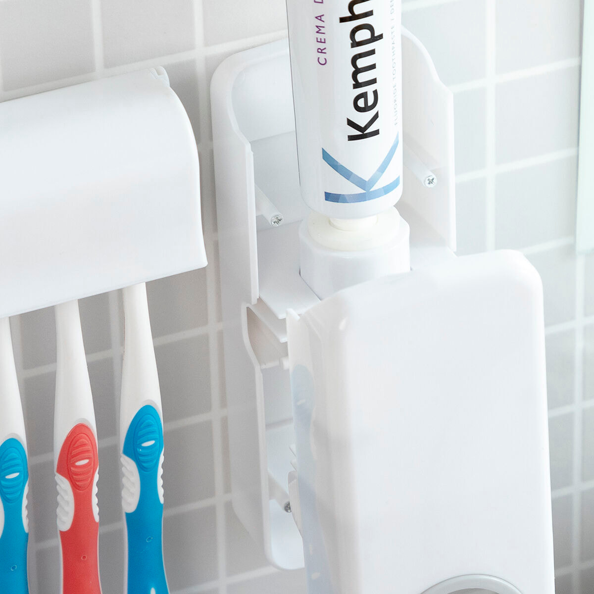 Distributeur de Dentifrice avec Porte Brosse à Dents Diseeth InnovaGoods