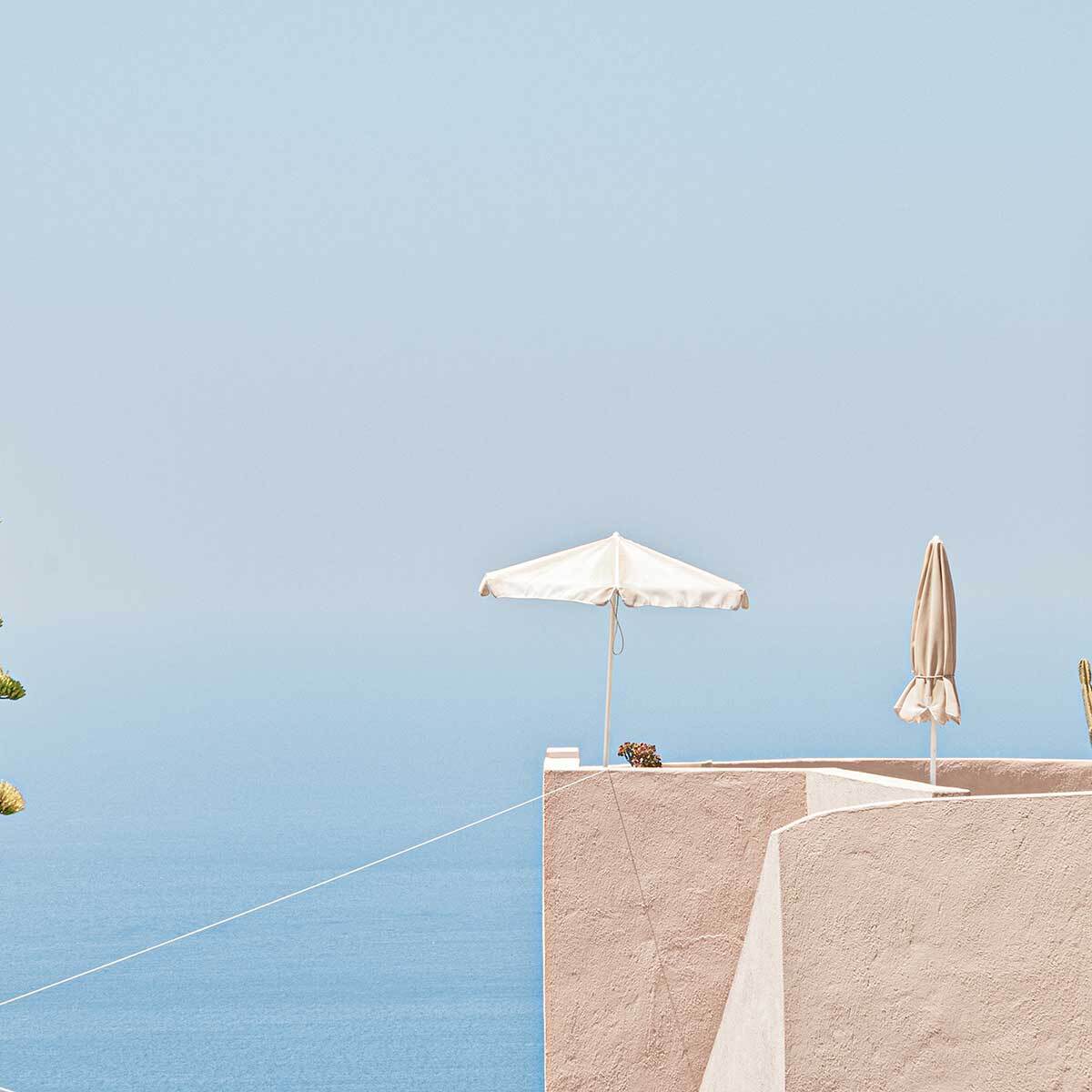 Tableau agave au bord de mer Toile imprimée