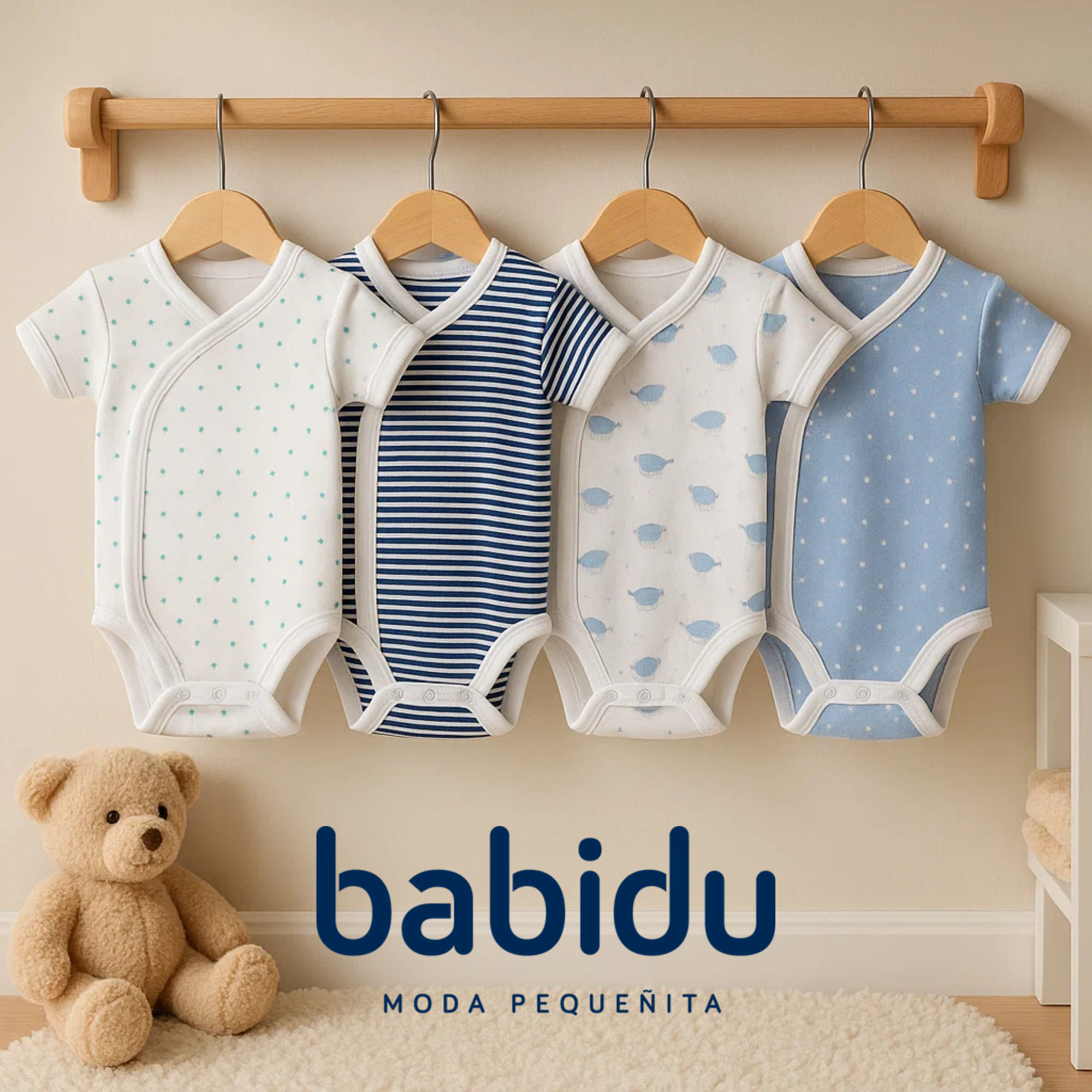 Pack 4 Body Cruzado Manga Corta