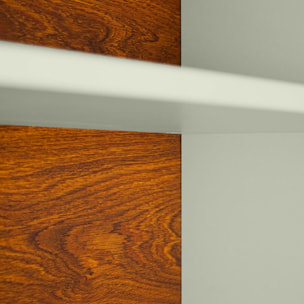 Mobile libreria 5 ripiani color salvia 90x36x198 cm - Ginevra