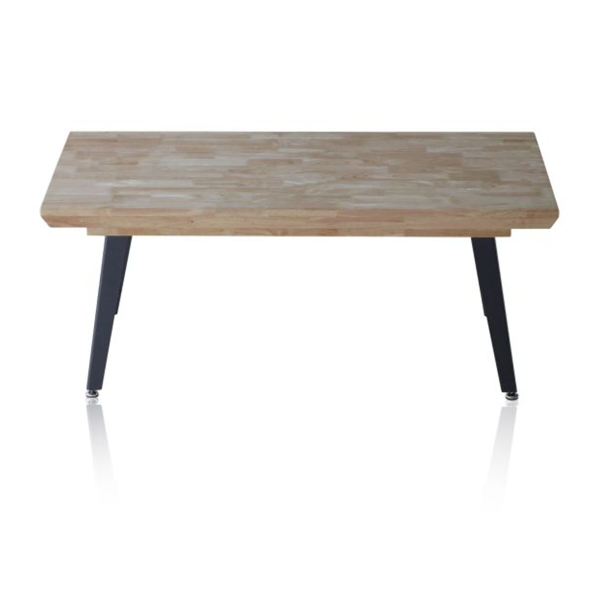 Mesa de centro elevable Berg Roble Honey - Negro