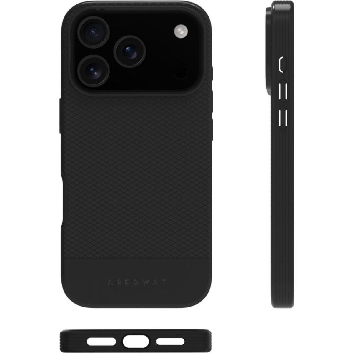 Coque ADEQWAT iPhone 17 Pro Max magnétique Noir