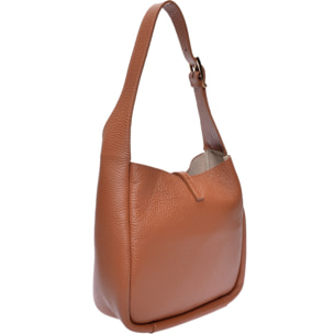 Borsa a mano Anna Luchini Cammello