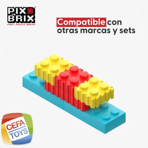 PIX BRIX PIXEL ART BRANQUIOSAURIO 808 PIEZAS