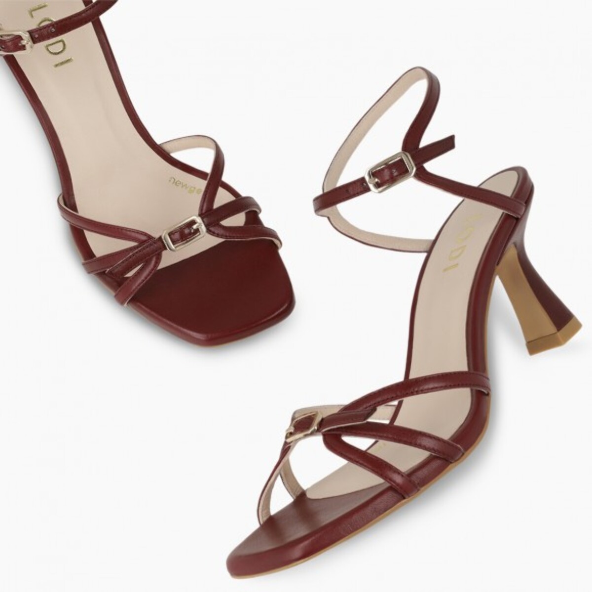 SANDALIAS BURDEOS LUKI