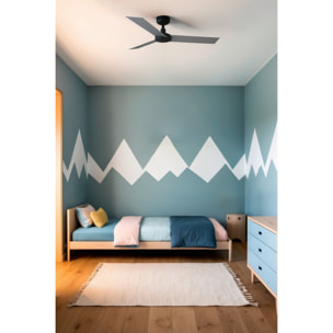 CRUISER S Ventilador de techo negro/aluminio