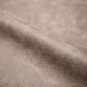 Lot de 2 chaises pour îlot central 65 cm en cuir synthétique taupe - Henrik