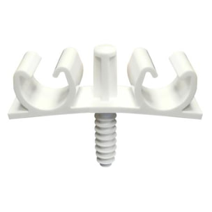 Fixation de tubes multicouche, PER et cuivre gainé ING FIXATION FIX-RING Multi quadruple - Ø 16 à 20 mm - Boîte de 25 pièces - A332100