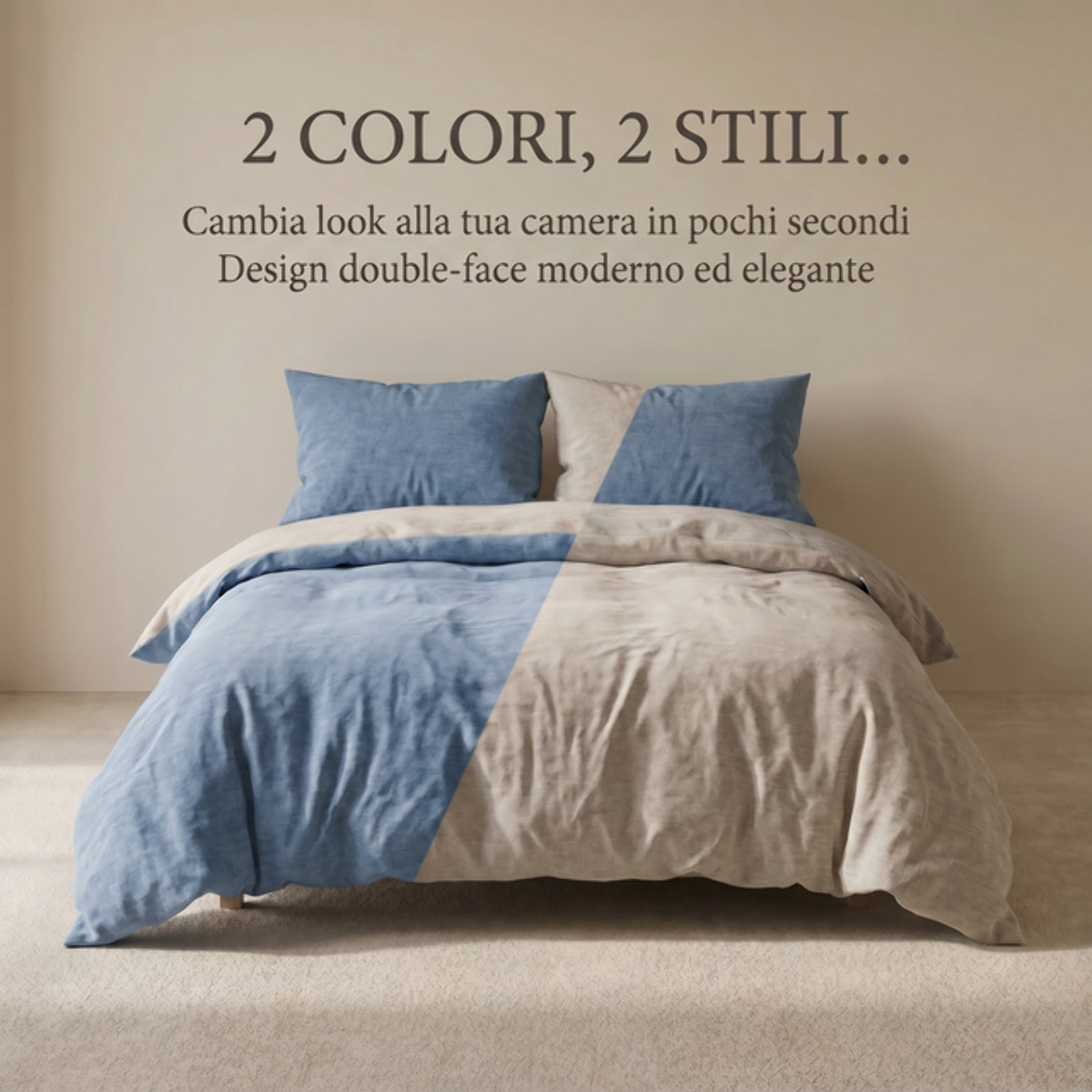 Parure copripiumino in flanella di cotone caldo e morbido, set sacco copripiumino con federa double face, tessuto tinto filo traspirante e resistente, ideale per inverno, comfort avvolgente, facile da lavare e durevole
