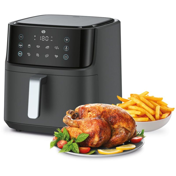 Friteuse sans huile ESSENTIELB EAF4 Dual heat 7.6L