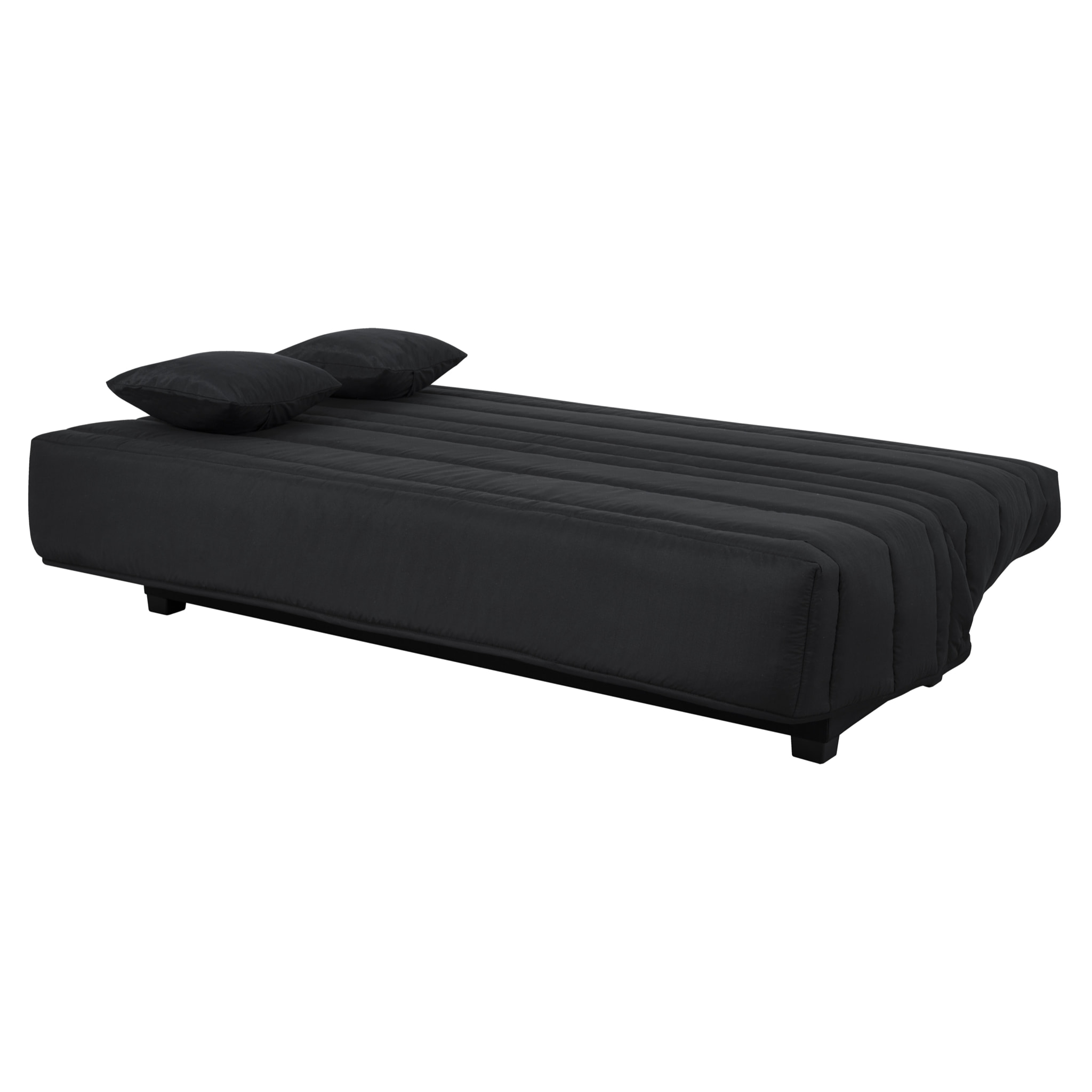 Banquette CC ORLANDO 130 x 190, matelas Dunlopillo, pearl noir