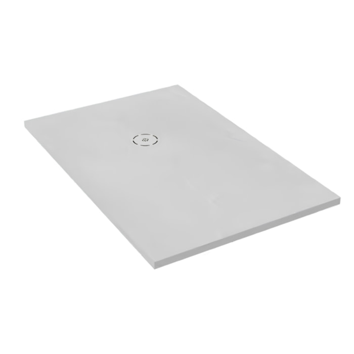 Receveur de douche antidérapant 170 x 90 Singulier neoroc rectangle blanc