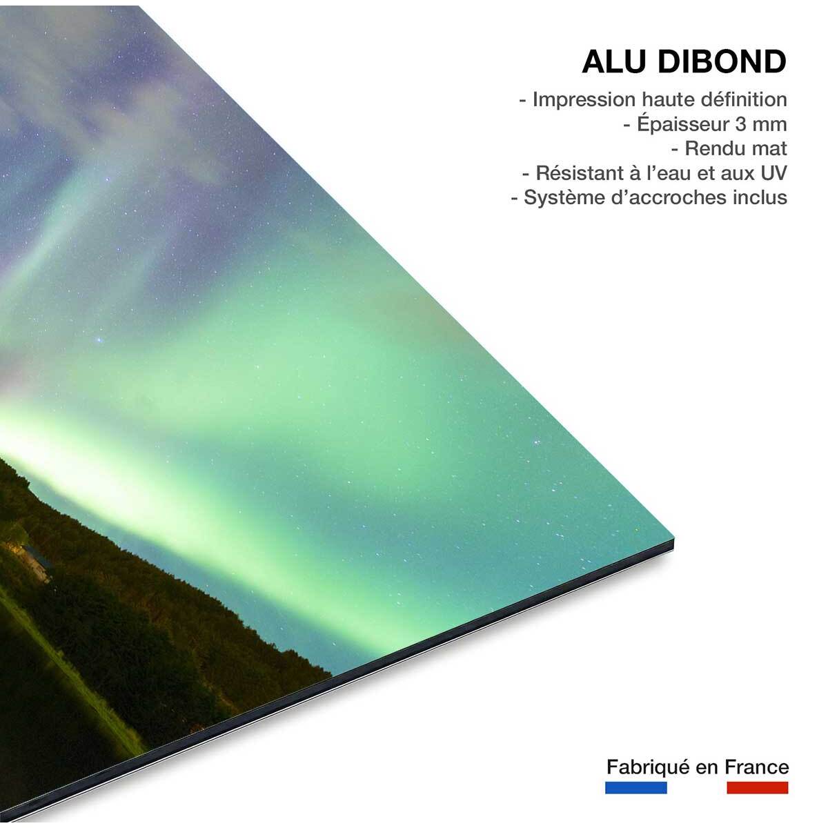 Tableau norwayliht lofoten Tableau alu Dibond