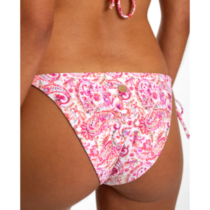 Braguita de bikini estampada color rosa