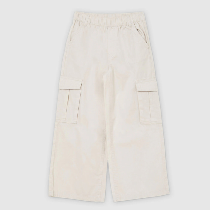 Pantalone cargo in twill di cotone