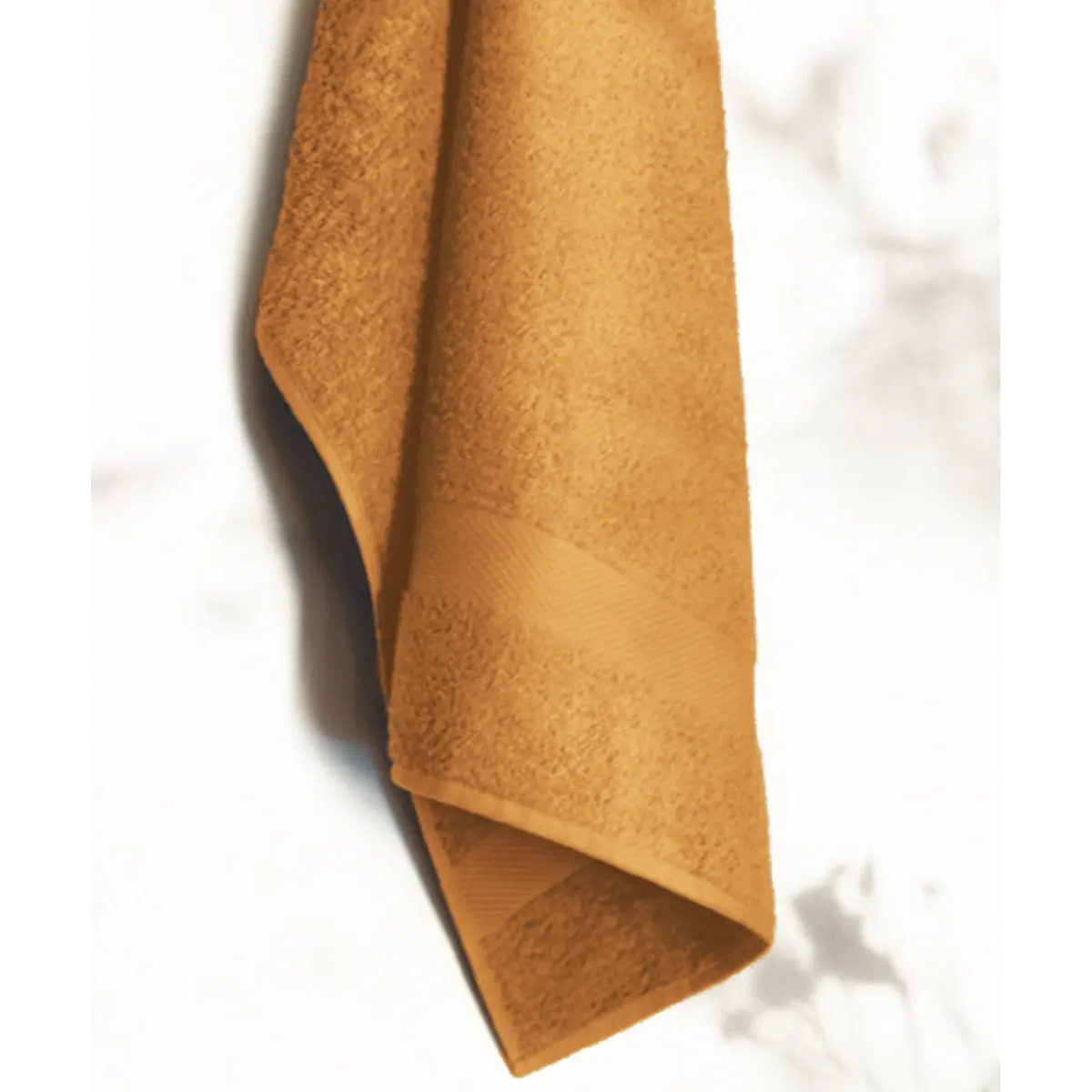 Set 3 asciugamano spugna cotone 100% Made in Italy. Ospite + Salvietta + Telo. Colore SENAPE