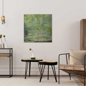 Tableau d'art Le pont japonais par Claude Monet Tableau alu Dibond