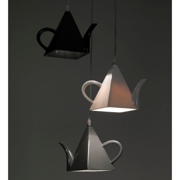 Suspension Tomasucci POT, en résine et acier