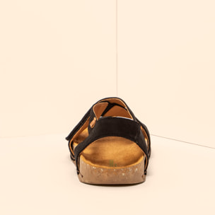 Sandalias N5799 NOBUCK LAVADO BLACK / BALANCE color Black