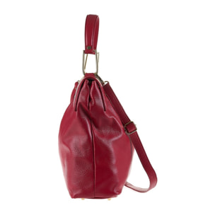 Borsa a spalla da donna Made in Italy - Modello Lyra Elite - 100% pelle - 33.0 x 30.0 x 12.0 cm