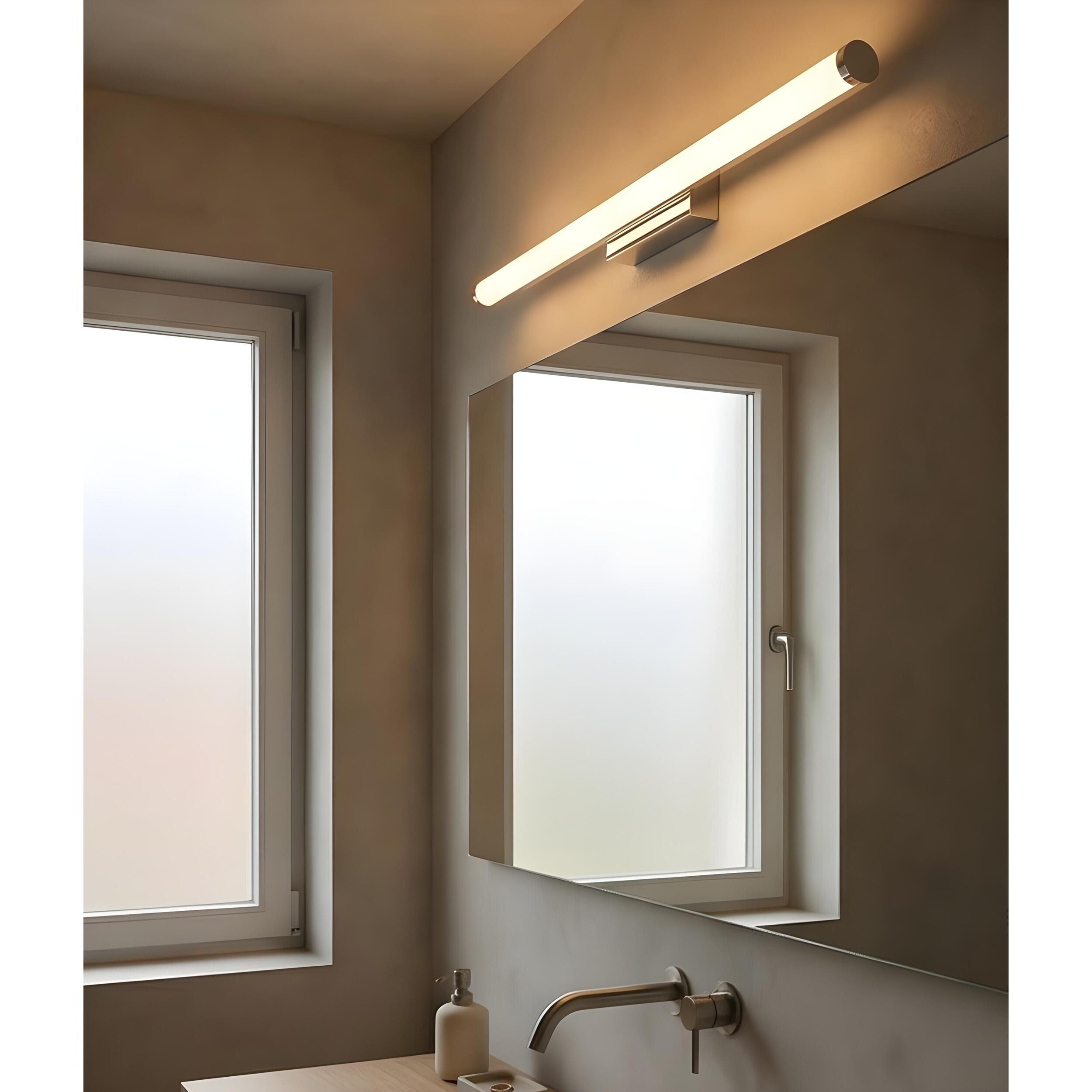 LEDS C4 Baño IP44 Toilet Slim 632mm LED 25 Blanco cálido - 3000K ON-OFF Cromo 1777lm
