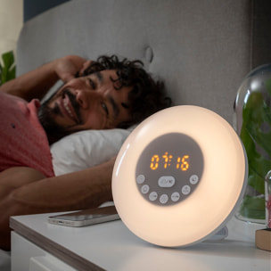 Despertador Amanecer Recargable con Altavoz Sunrilk InnovaGoods