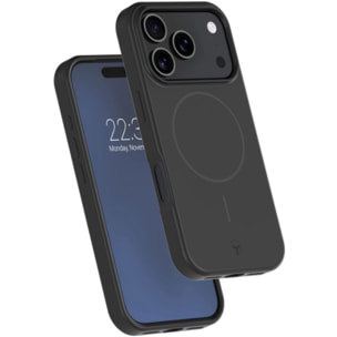 Coque FORCE CASE iPhone 17 Pro silicone MagSafe noir