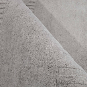 Tapis Salon Motif Géométrique, Tufté Main En Laine, KITO, Confort