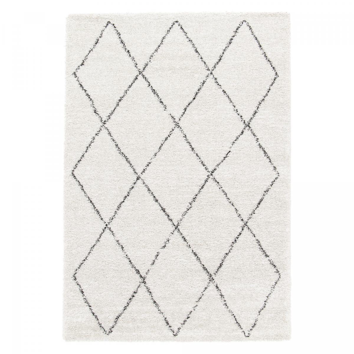 Tapis shaggy tissé motif abstrait BUME