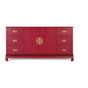 Aparador de Madera de Mango 180 Cm Estilo Oriental