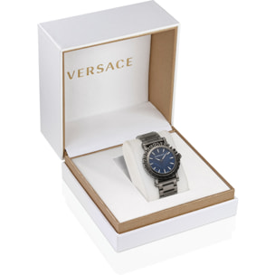 Versace Reloj Analógico De Cuarzo Greca Glam Gent