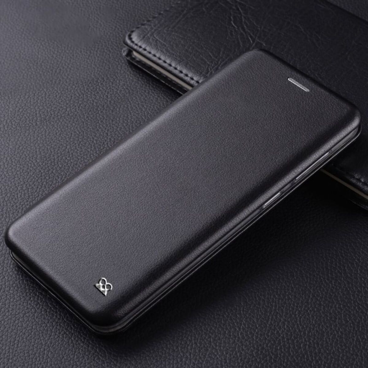 Etui IBROZ Oppo Reno 6 Pro Cuir noir