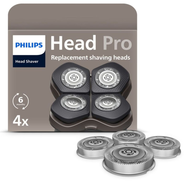 Tête de rasoir PHILIPS de rechange pour rasoir tete