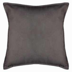 Coussin "LILOU" coton gris ardoise 55x55cm