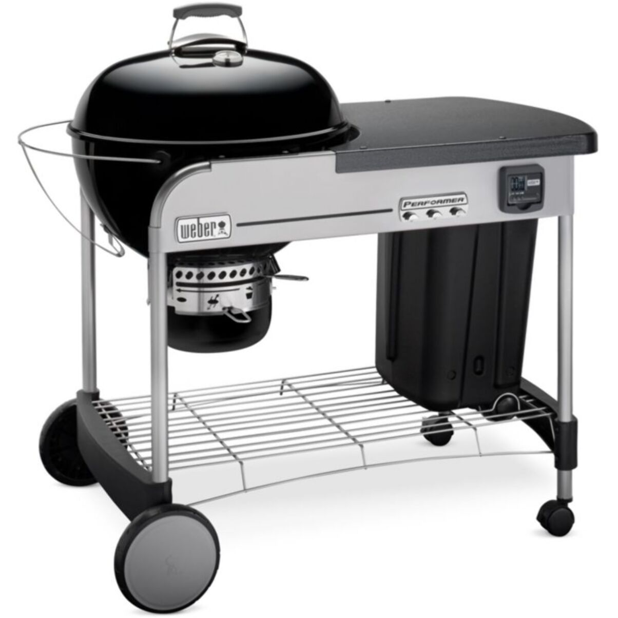 Barbecue charbon WEBER Performer premium GBS  Black sur chariot 57 cm