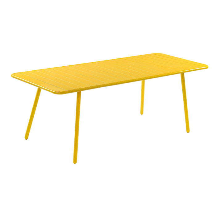 Table de jardin 8-10 places 200cm jaune EVORA