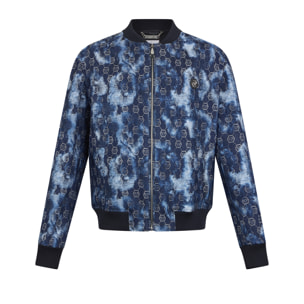 PHILIPP PLEIN Jacquard Denim Bomber Monogram